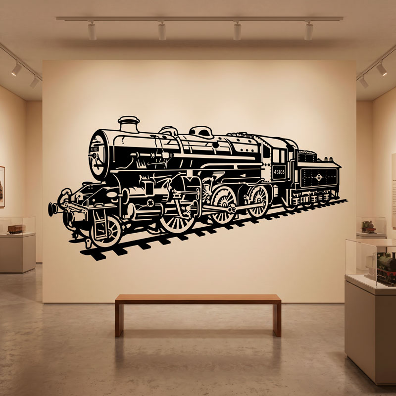 Train &agrave; vapeur locomotive 9/9