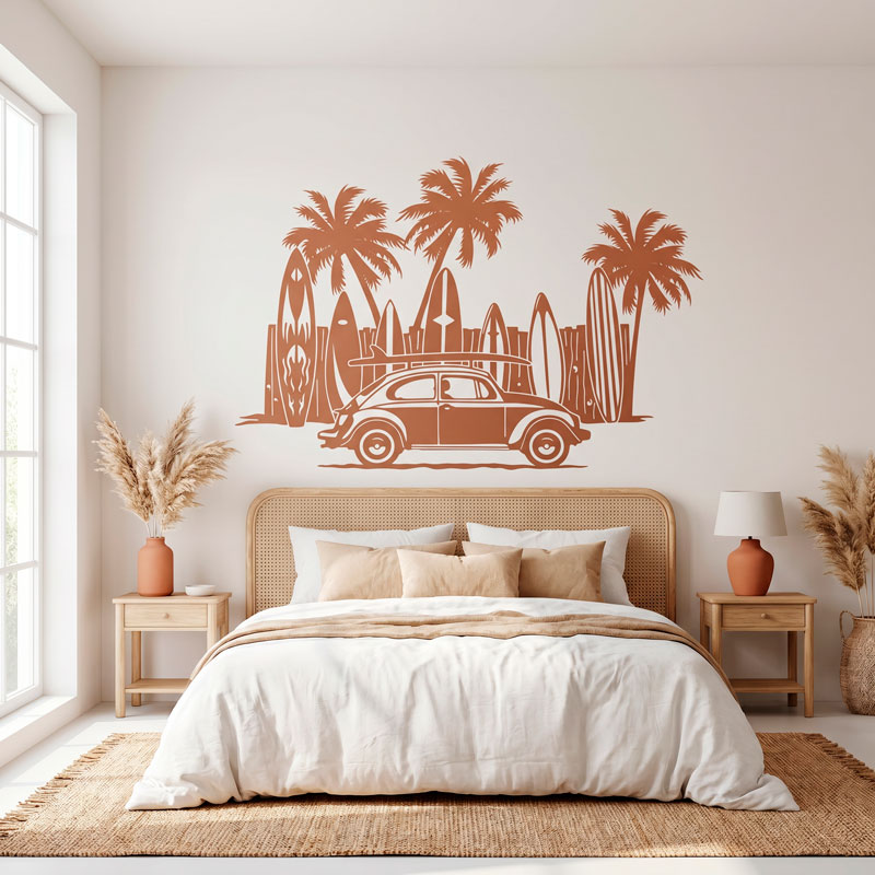 Volkswagen, planches de surf et palmiers 5/9