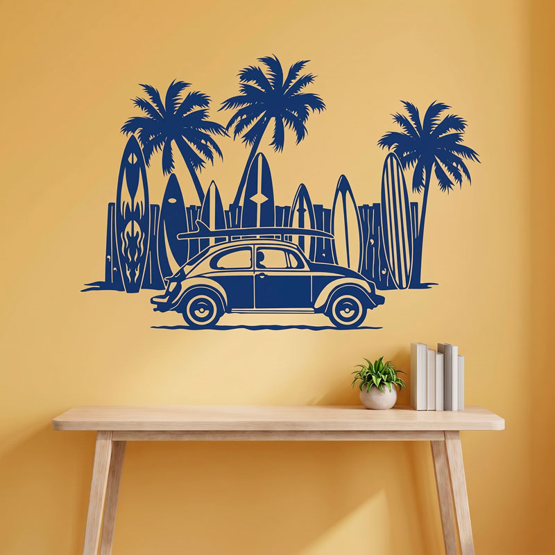 Volkswagen, planches de surf et palmiers 8/9