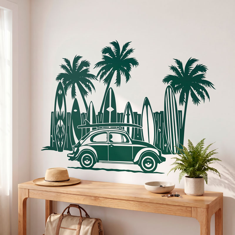 Volkswagen, planches de surf et palmiers 9/9