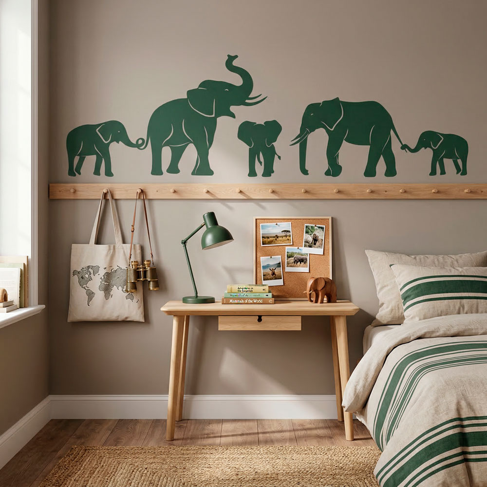 Troupeau d &eacute;l&eacute;phants 3