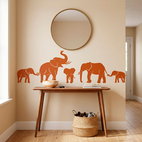 Troupeau d &eacute;l&eacute;phants 4