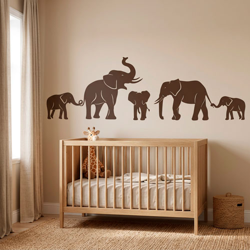 Troupeau d &eacute;l&eacute;phants 6