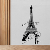 Stickers muraux: L amour sous la Tour Eiffel 4