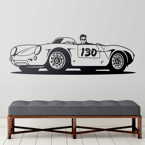 Stickers muraux: Porsche 550 Spyder Little Bastard