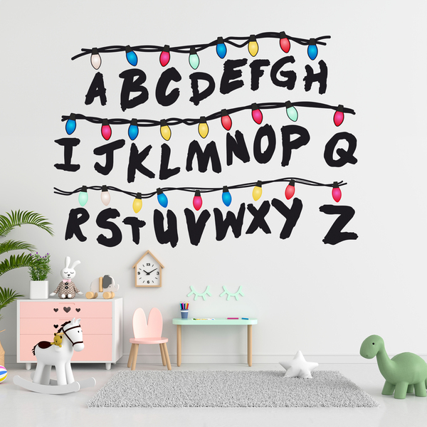 Stickers muraux: Stranger Things alphabet