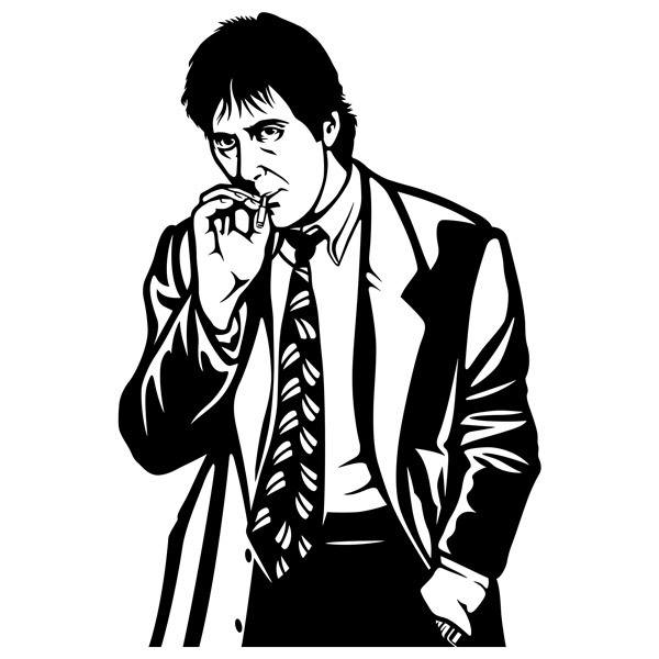 Stickers muraux: Al Pacino - Mélodie pour un meurtre