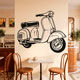 Stickers muraux: Moto Vespa 12