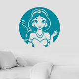 Stickers pour enfants: Aladdin, Princesa Jasmine 2