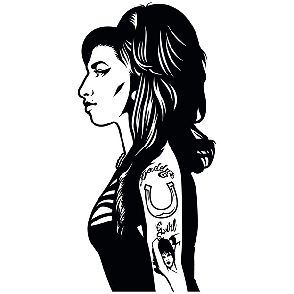 Stickers muraux: Amy Winehouse