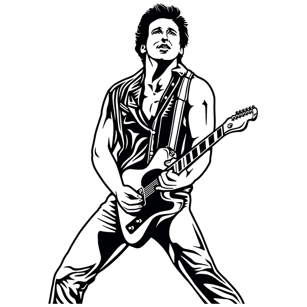 Stickers muraux: Bruce Springsteen