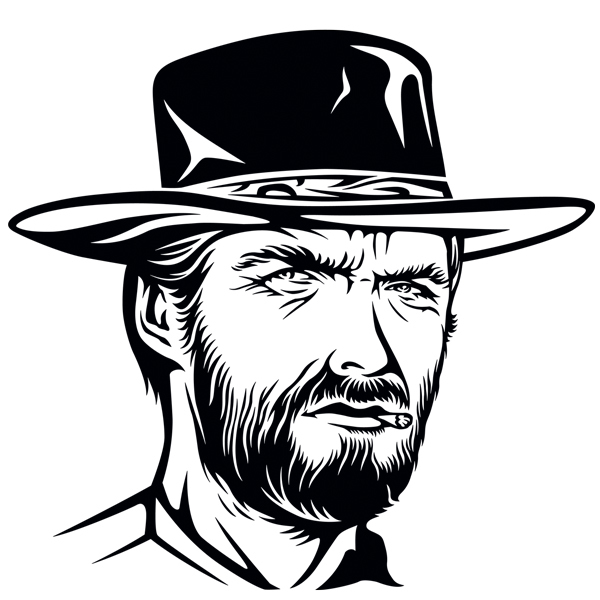 Stickers muraux: Clint Eastwood