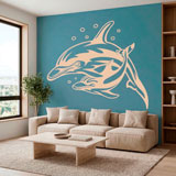 Stickers muraux: Dauphins 11