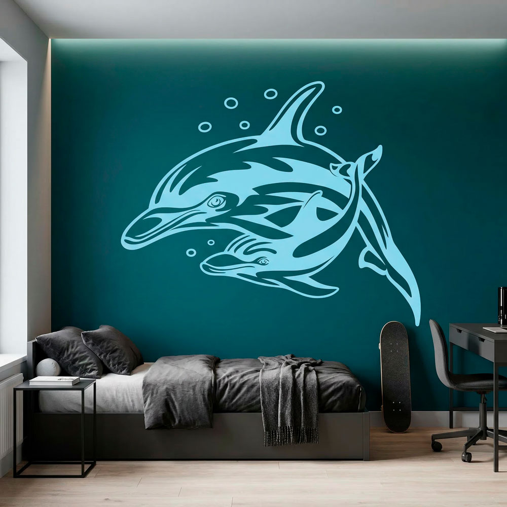 Stickers muraux: Dauphins
