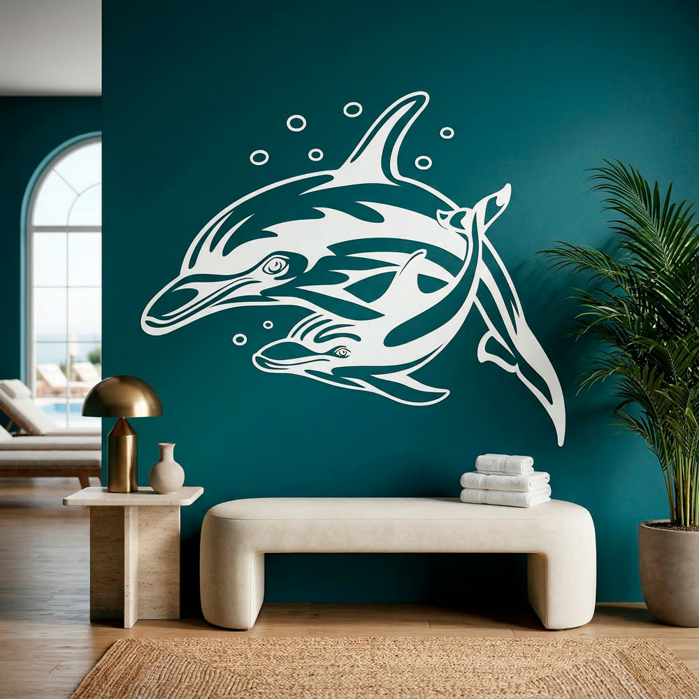 Stickers muraux: Dauphins