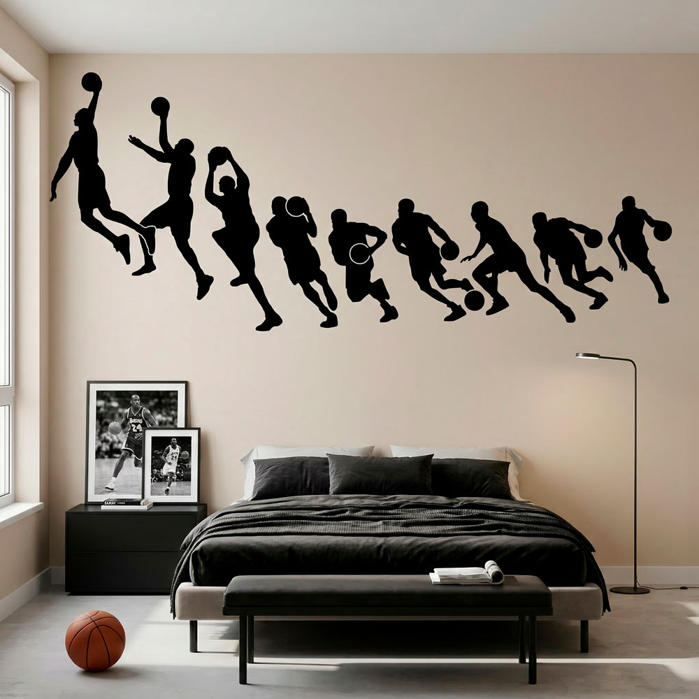 Silhouettes de basket-ball de Michael Jordan 5