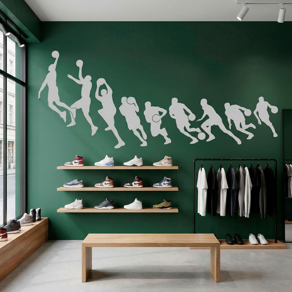 Silhouettes de basket-ball de Michael Jordan 6