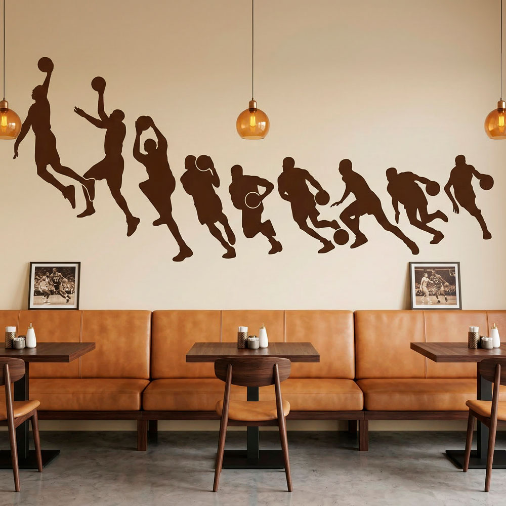 Silhouettes de basket-ball de Michael Jordan 8