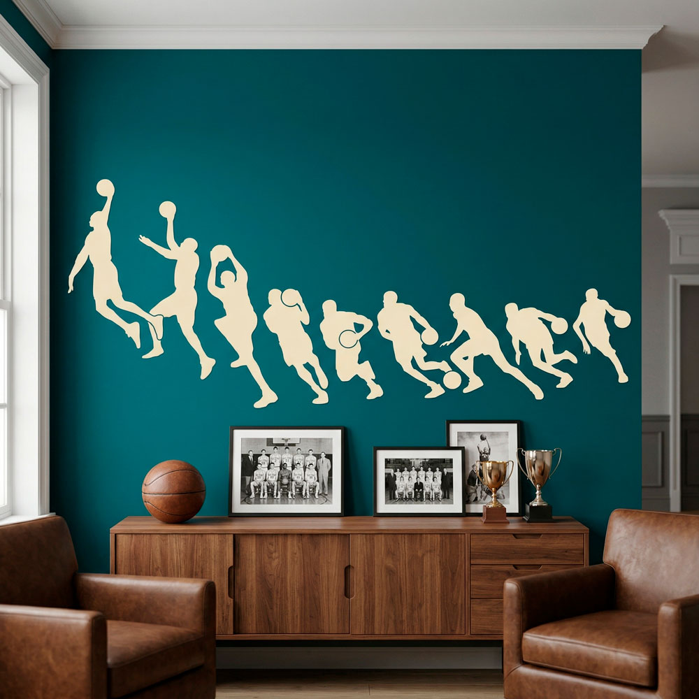 Silhouettes de basket-ball de Michael Jordan 10