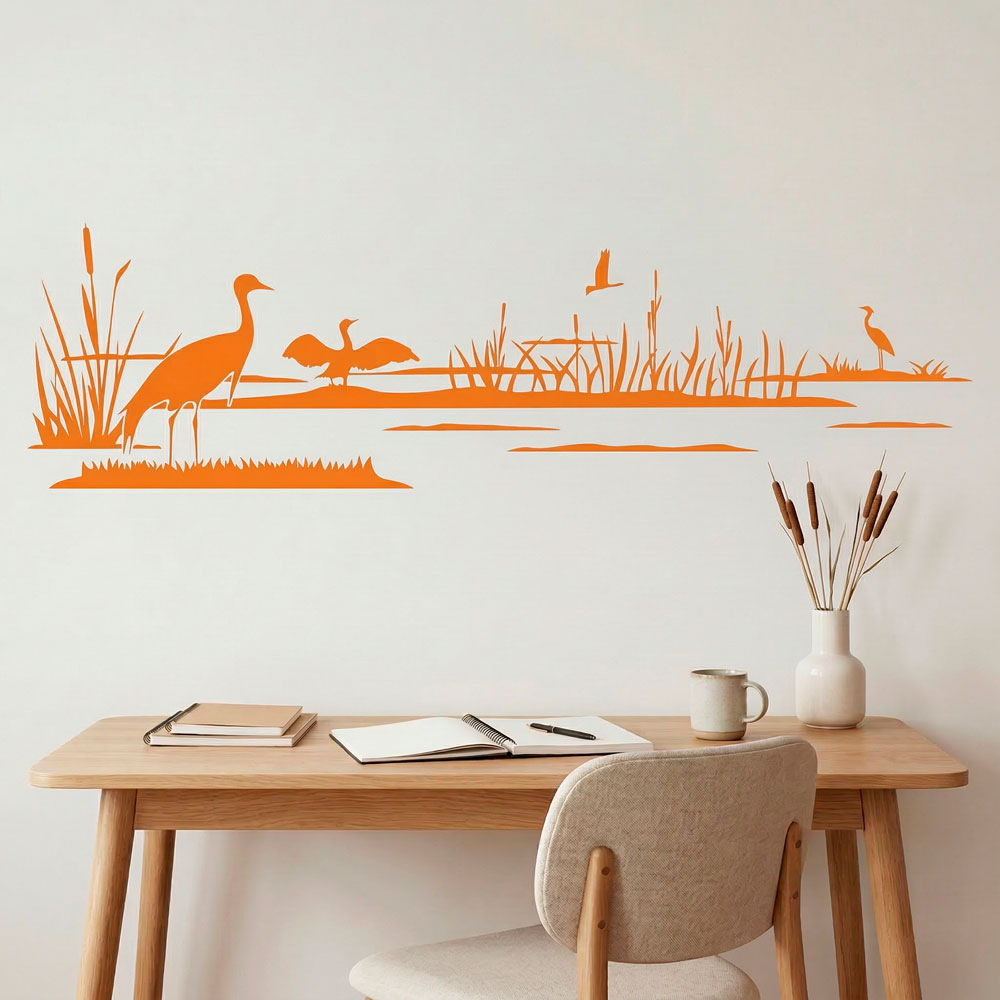 Stickers muraux: Canards sur le lac