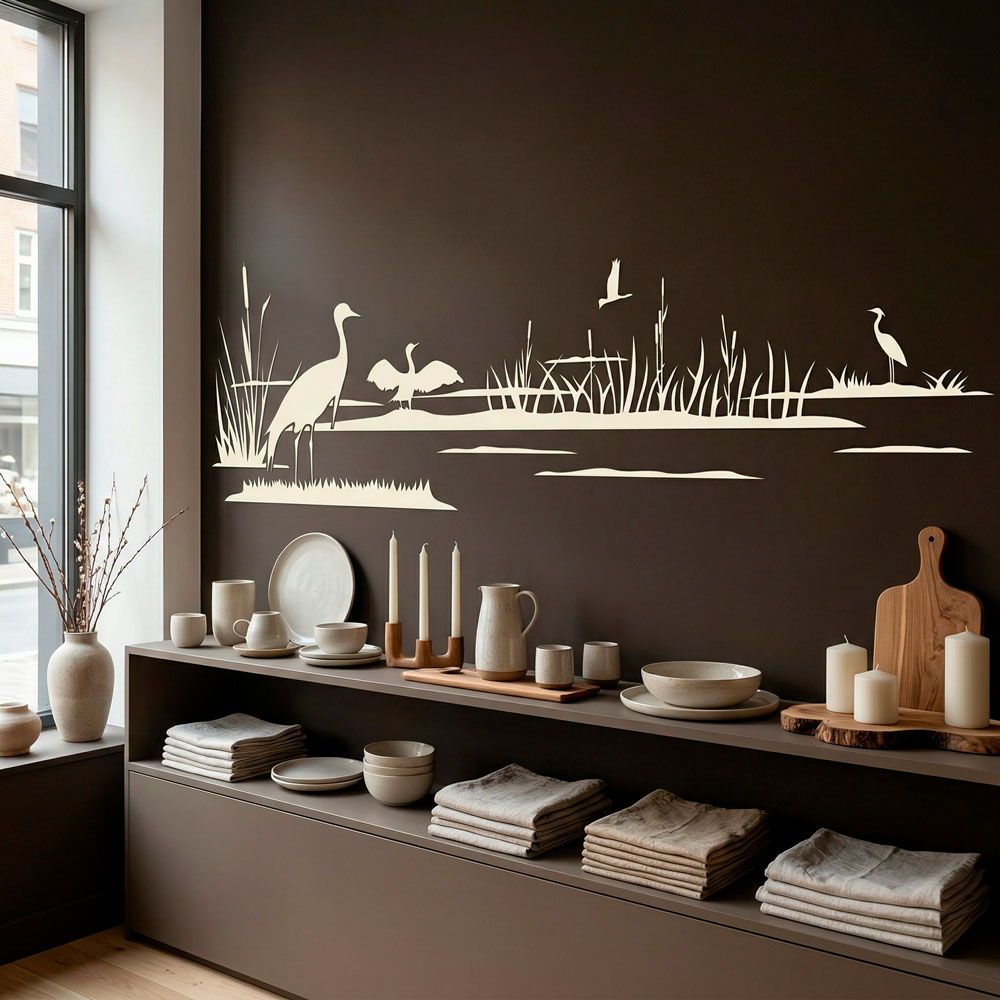 Stickers muraux: Canards sur le lac