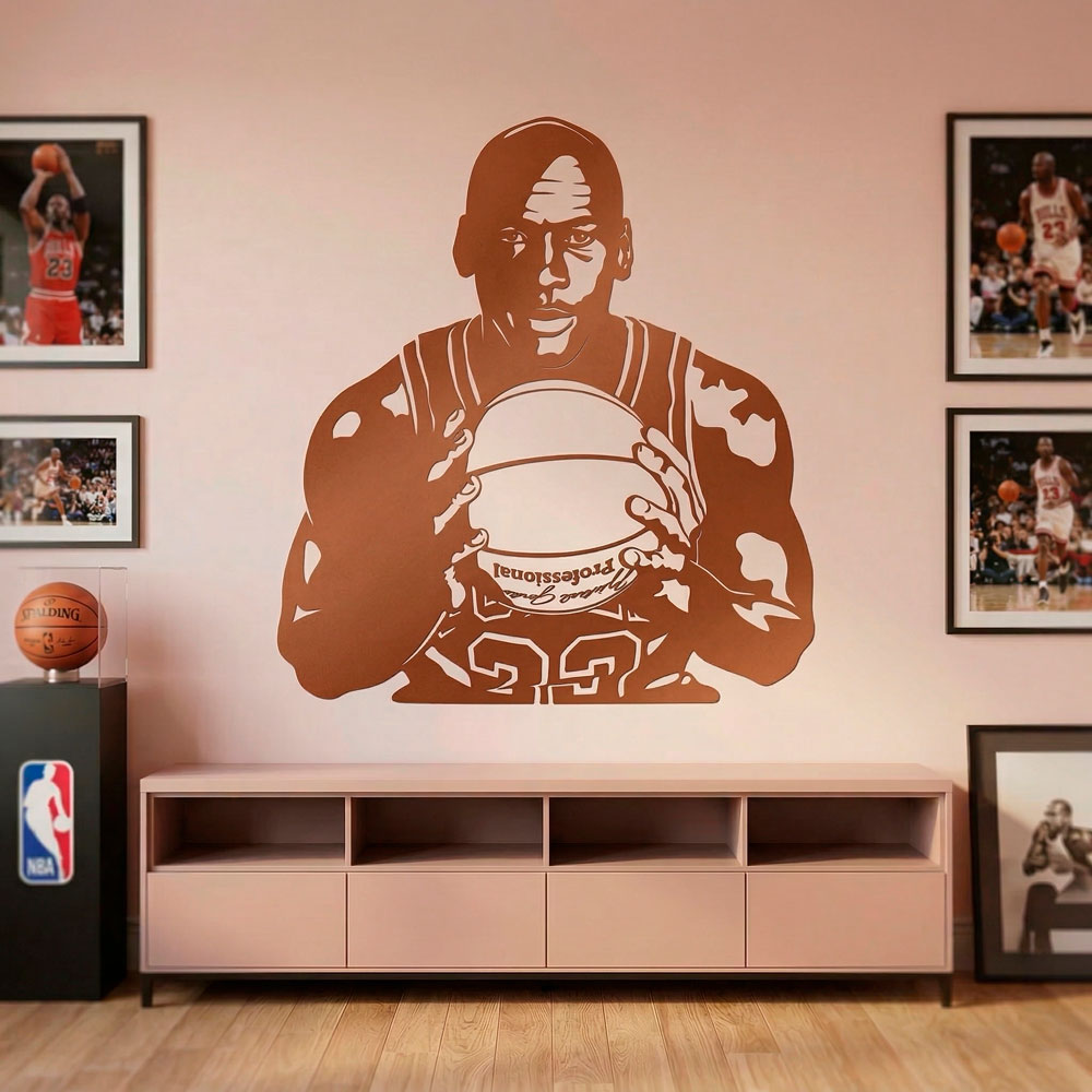 Michael Jordan avec un ballon 4