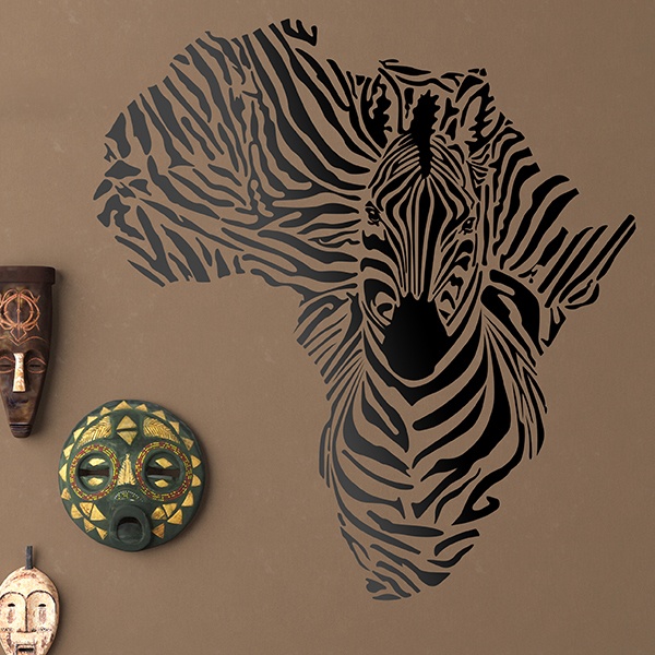 Stickers muraux: Zebra en Afrique