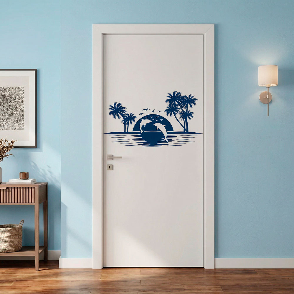 Stickers muraux: Dauphins de Skyline