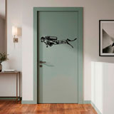 Stickers muraux: Plongeur avec &Eacute;quipement Complet 4