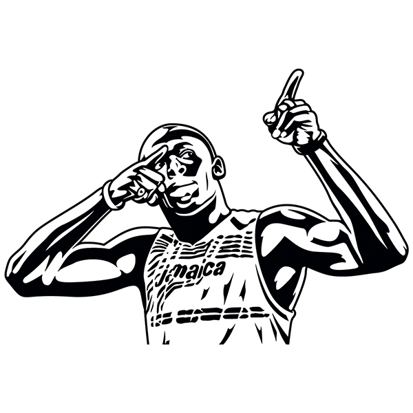 Stickers muraux: Usain Bolt