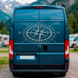 Stickers camping-car: Rose nautique 6