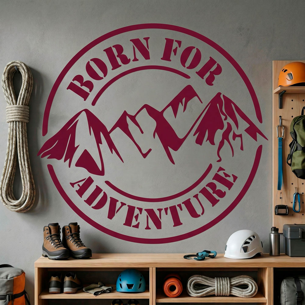 Stickers muraux: Born for Adventure