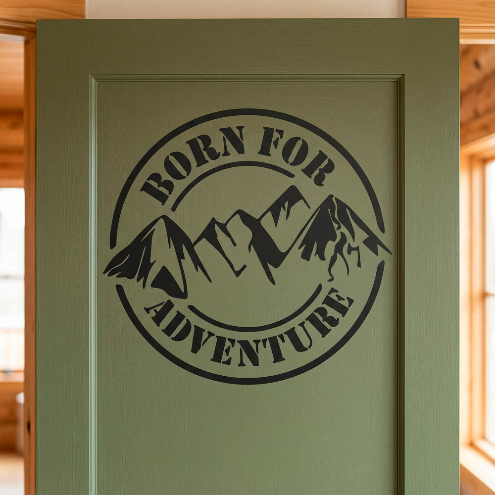 Stickers muraux: Born for Adventure