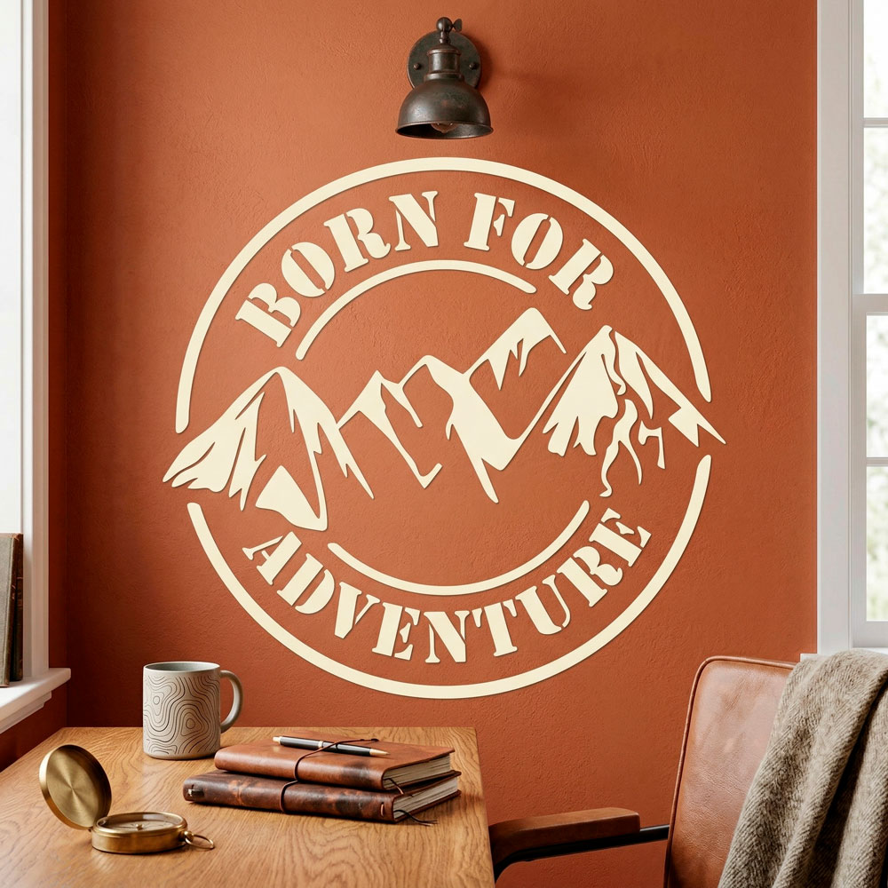 Stickers muraux: Born for Adventure