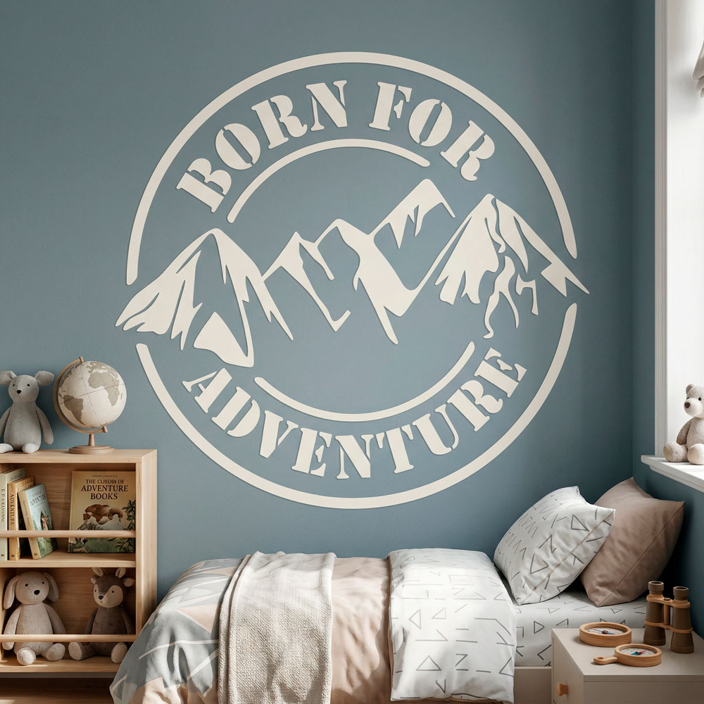 Stickers muraux: Born for Adventure