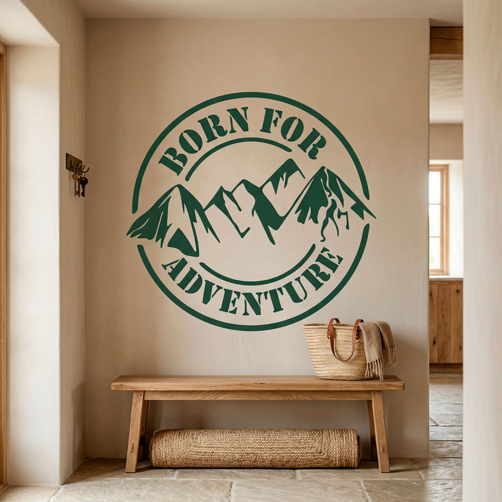 Stickers muraux: Born for Adventure