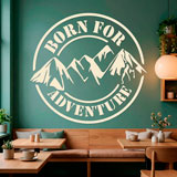 Stickers muraux: Born for Adventure 10