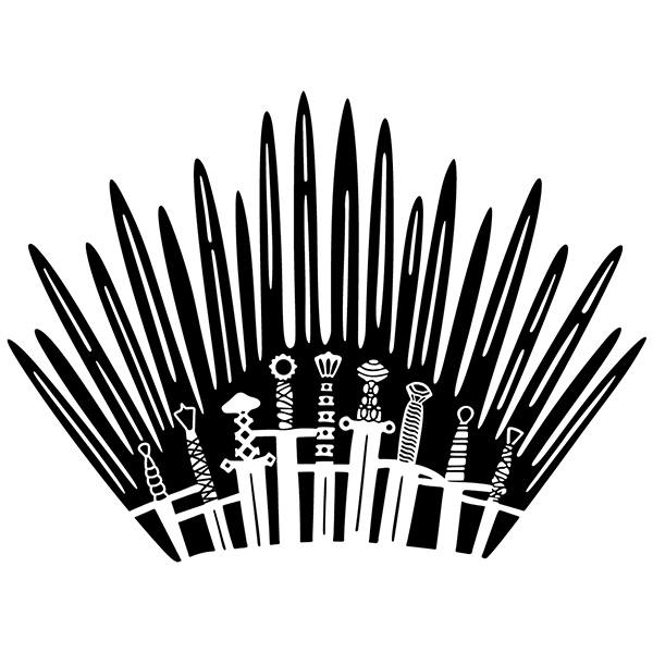 Stickers muraux: Iron Throne from Game of Thrones