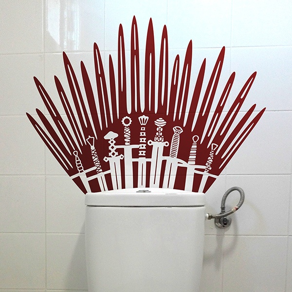 Stickers muraux: Iron Throne from Game of Thrones