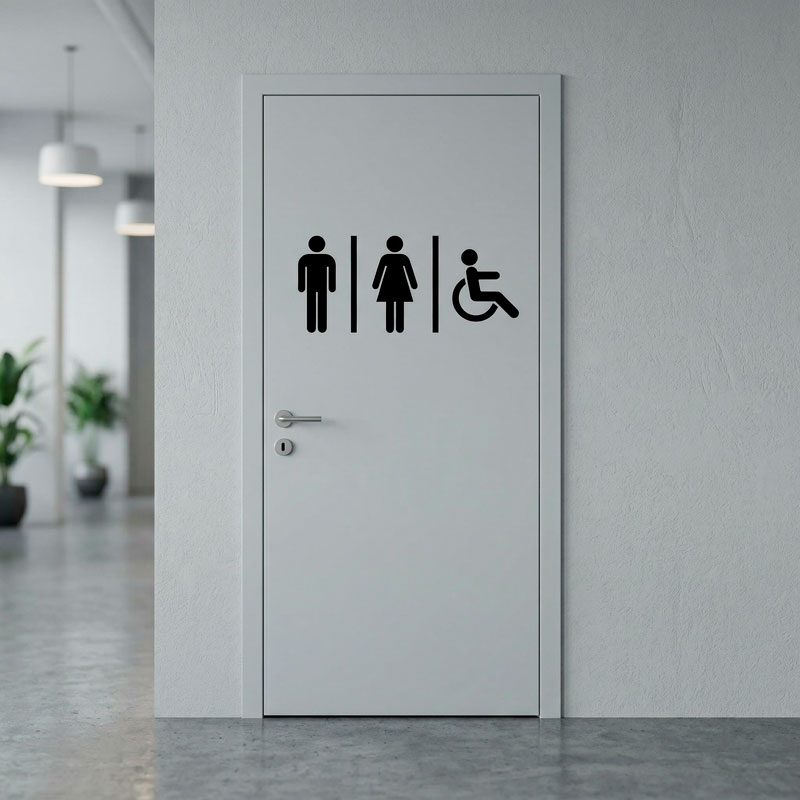 Ic&ocirc;nes de WC sanitaires 6/9