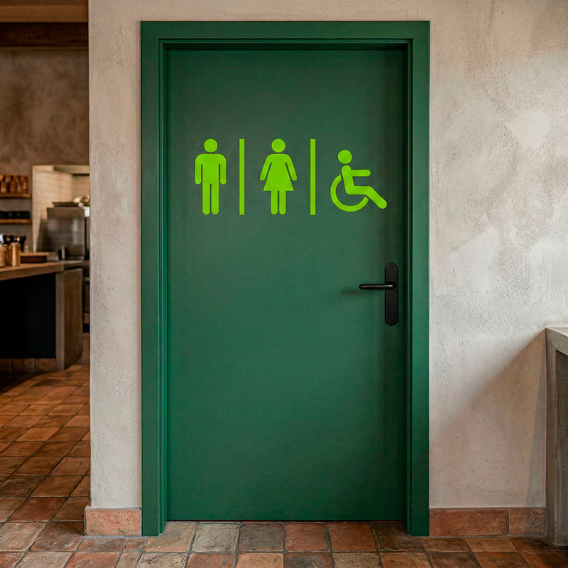 Ic&ocirc;nes de WC sanitaires 8/9