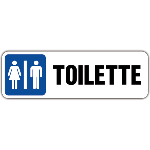 Stickers muraux: Signal - Toilette