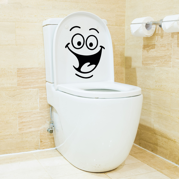 Stickers muraux: Rires WC