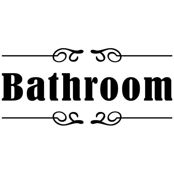 Stickers muraux: Signalisation - Bathroom