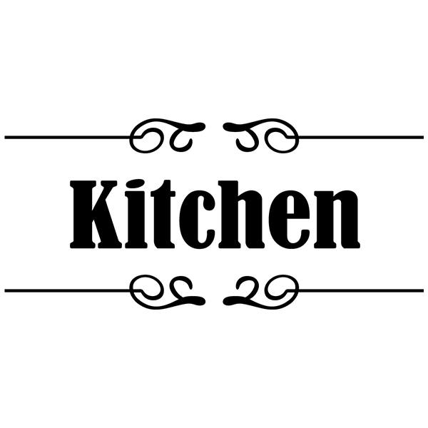 Stickers muraux: Signalisation - Kitchen