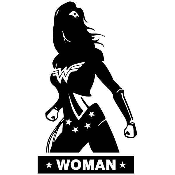 Stickers muraux: WC WonderWoman