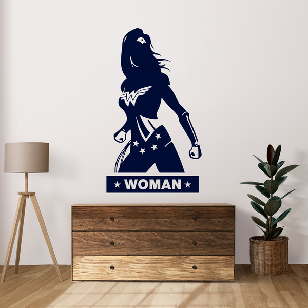 Stickers muraux: WC WonderWoman