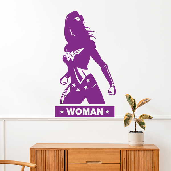 Stickers muraux: WC WonderWoman