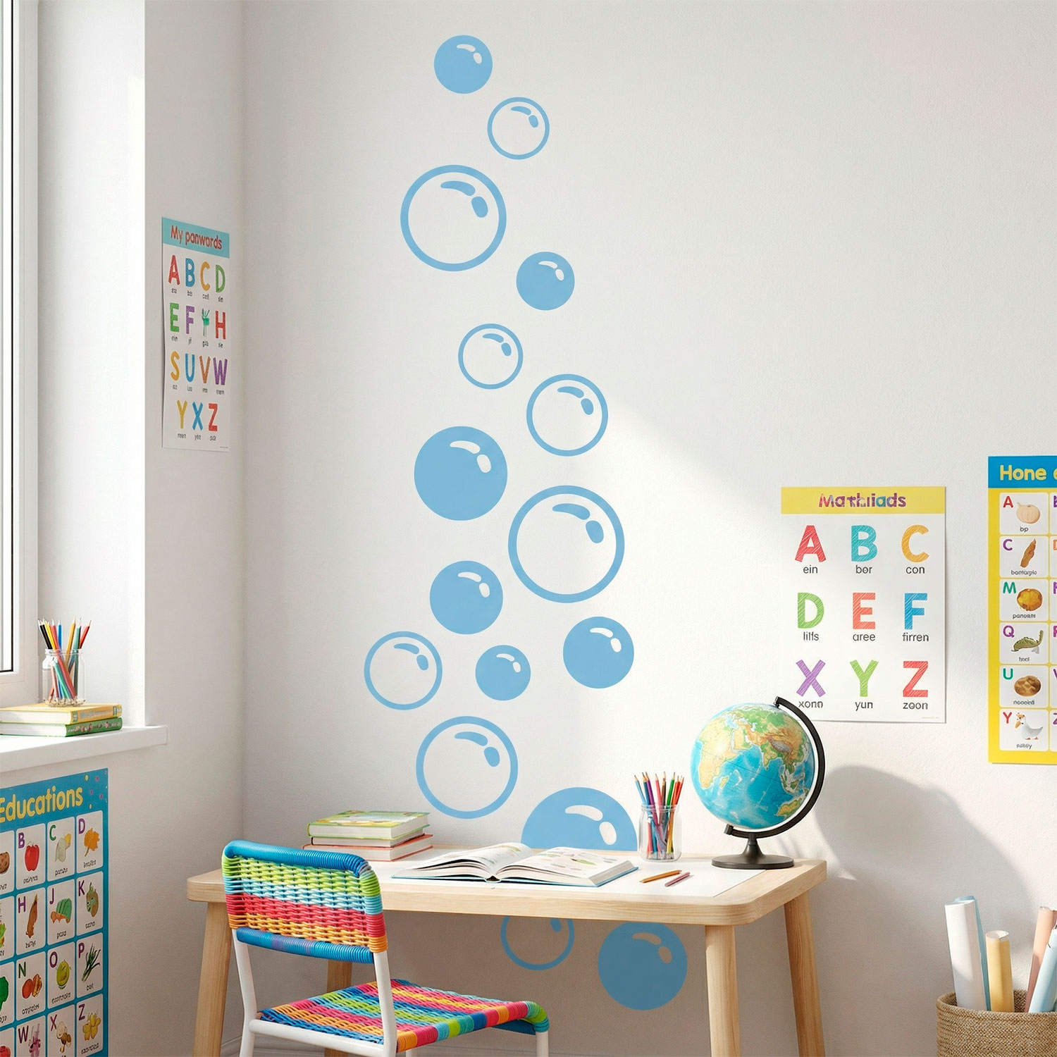 Stickers muraux: Bulles de savon