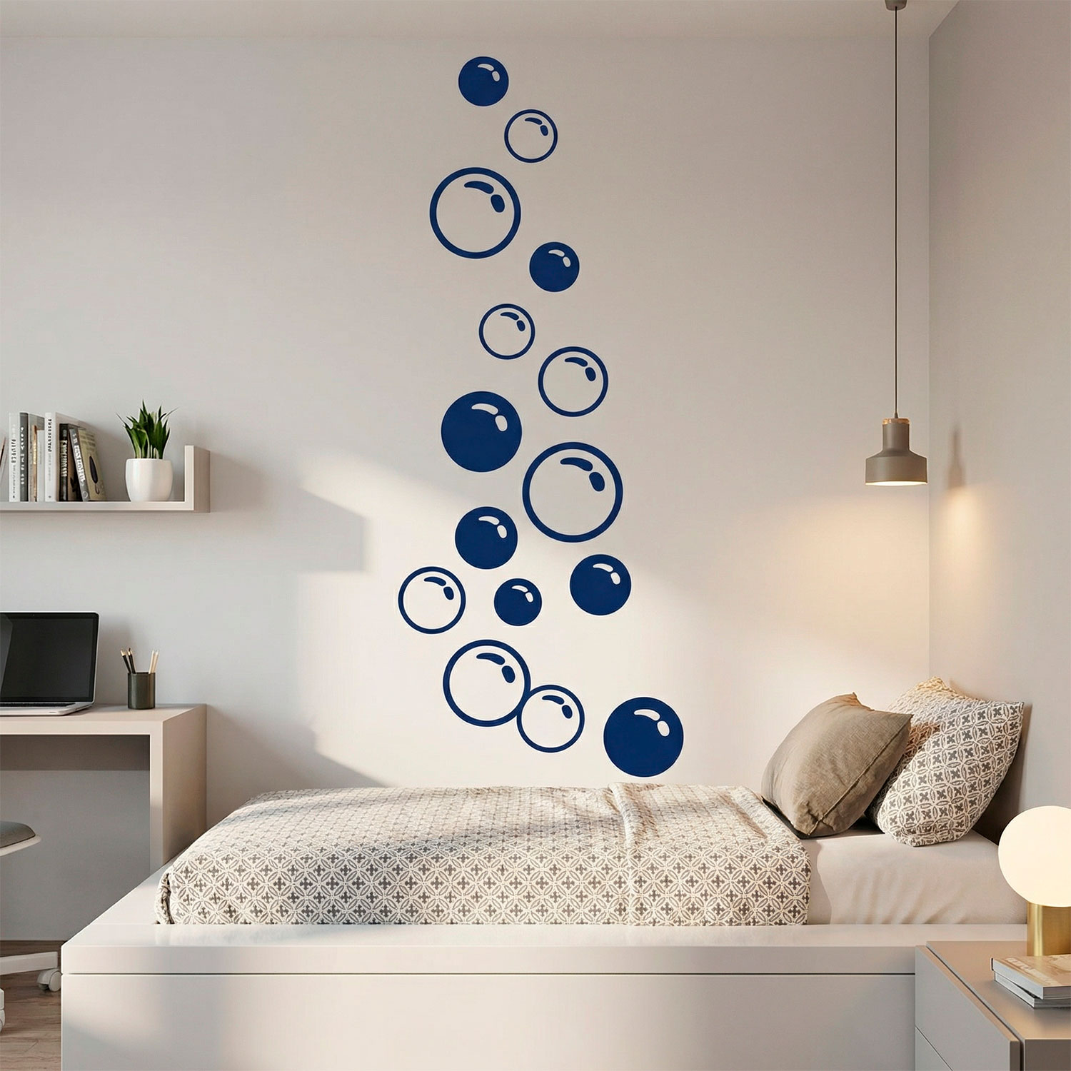 Stickers muraux: Bulles de savon